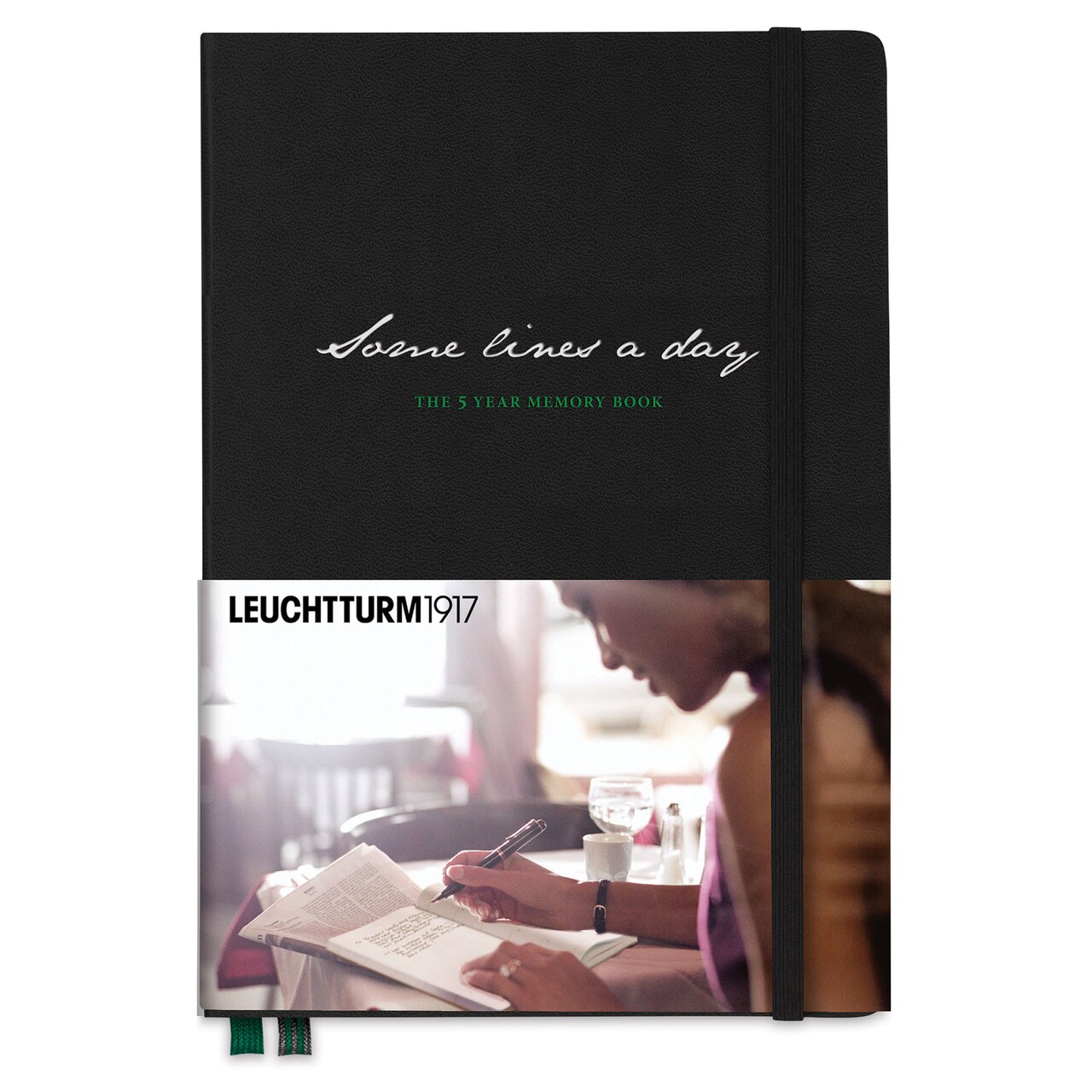Leuchtturm1917 Some Lines a Day Notebook - Black, 5-3/4" x 8-1/4"